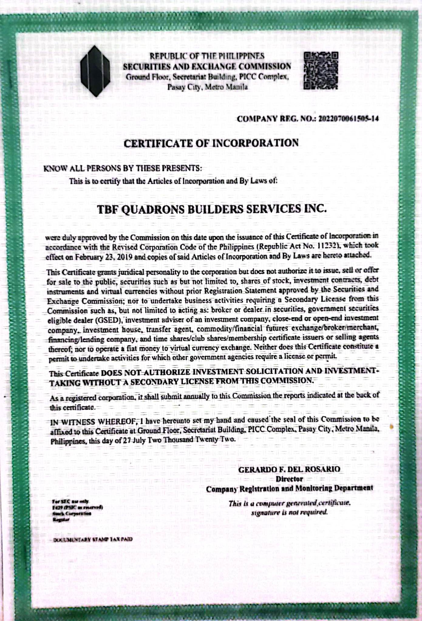 Business Registration