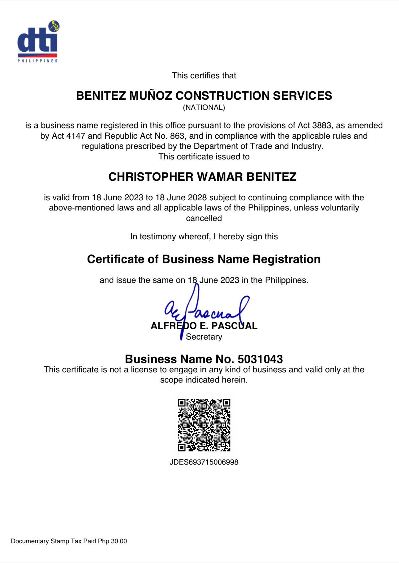 Business Registration