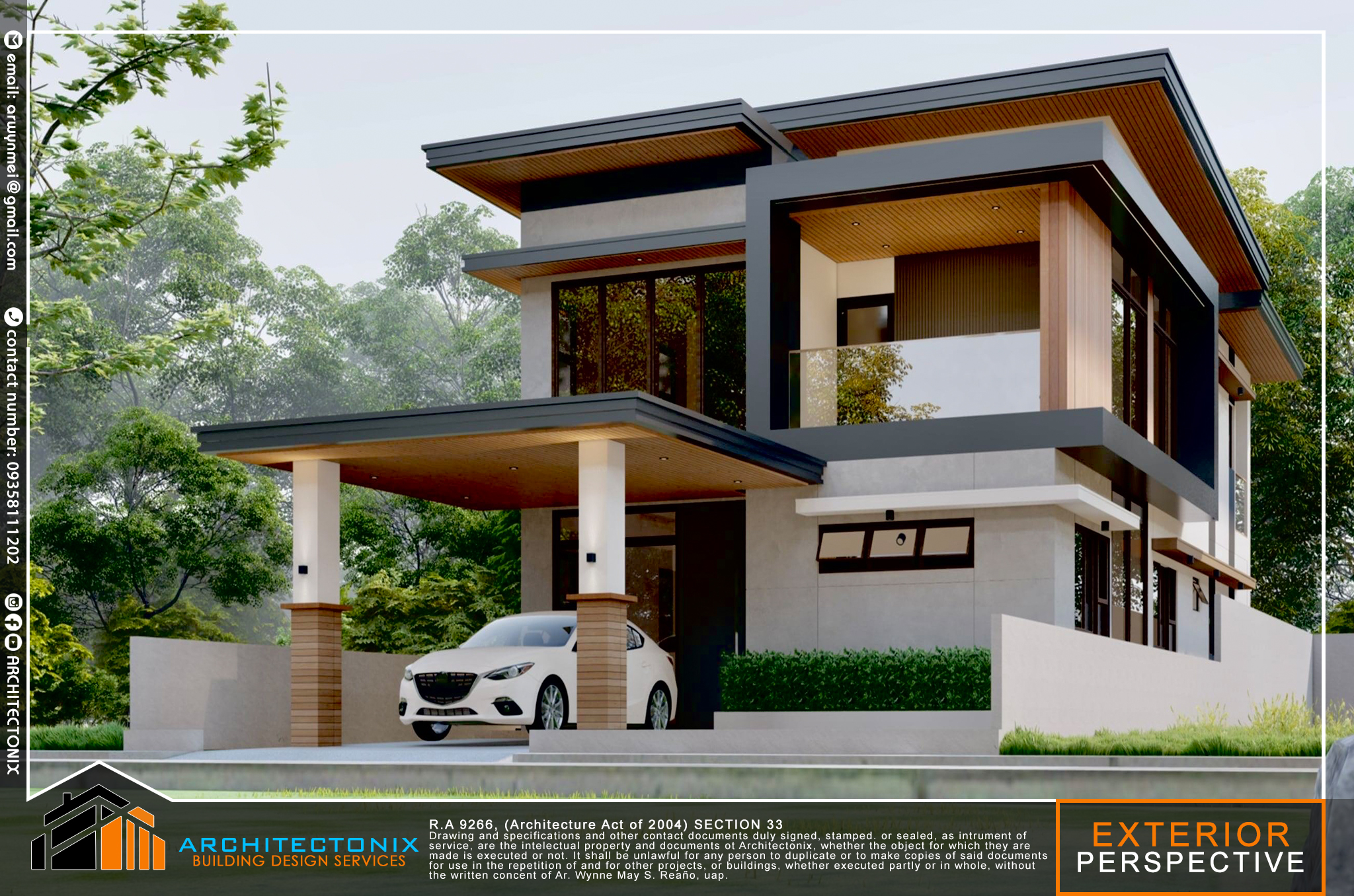 Contemporary 2-Storey Residential Design