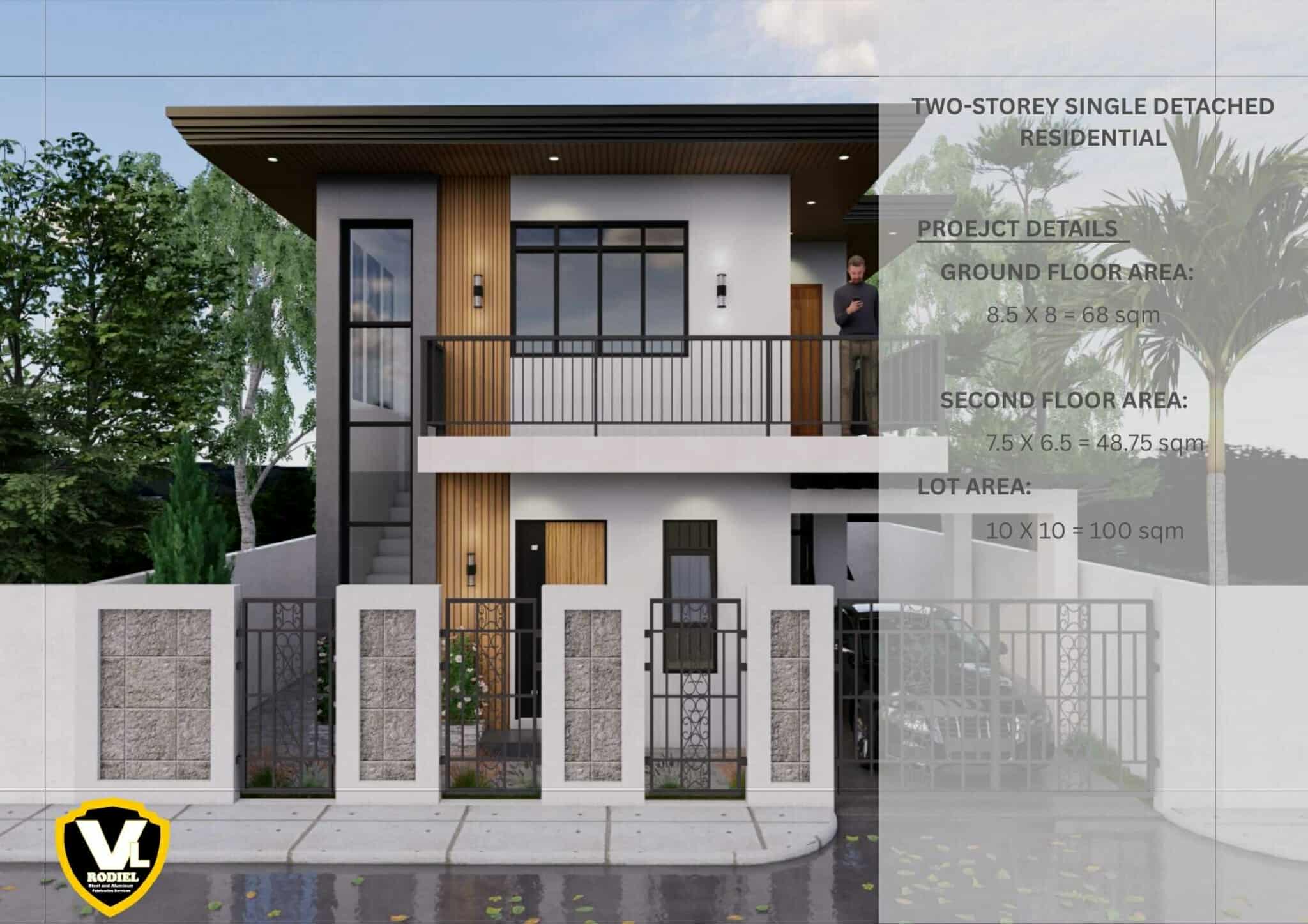 Modern Two-Storey Minimalist Home