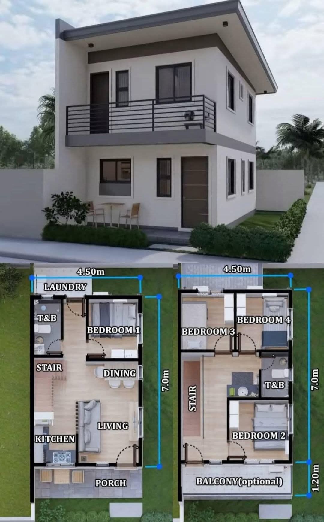 Princess Nami Two Storey Modern House Design