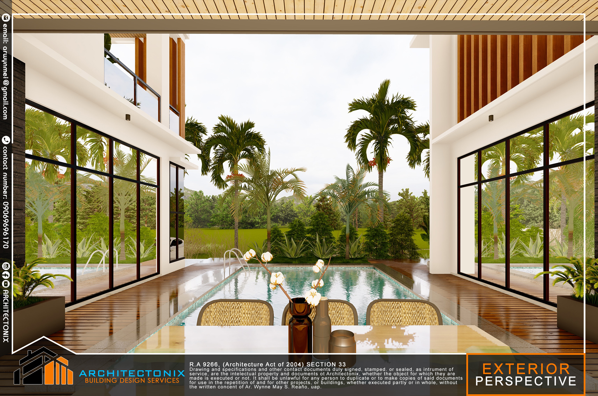 Modern Luxury 2-Storey House with Roof Deck