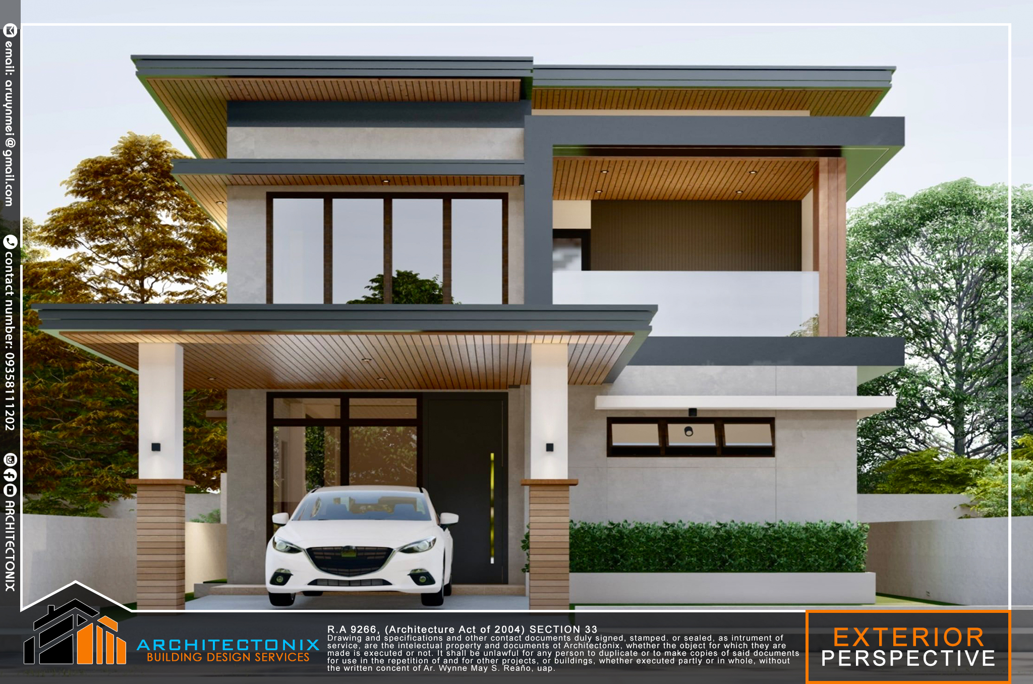 Contemporary 2-Storey Residential Design
