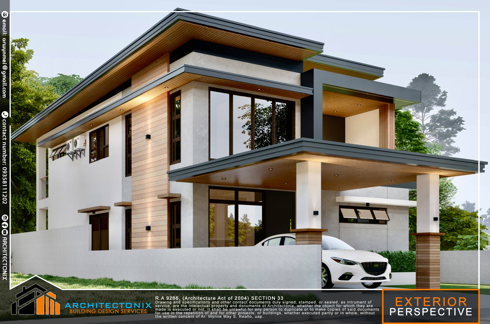 Contemporary 2-Storey Residential Design