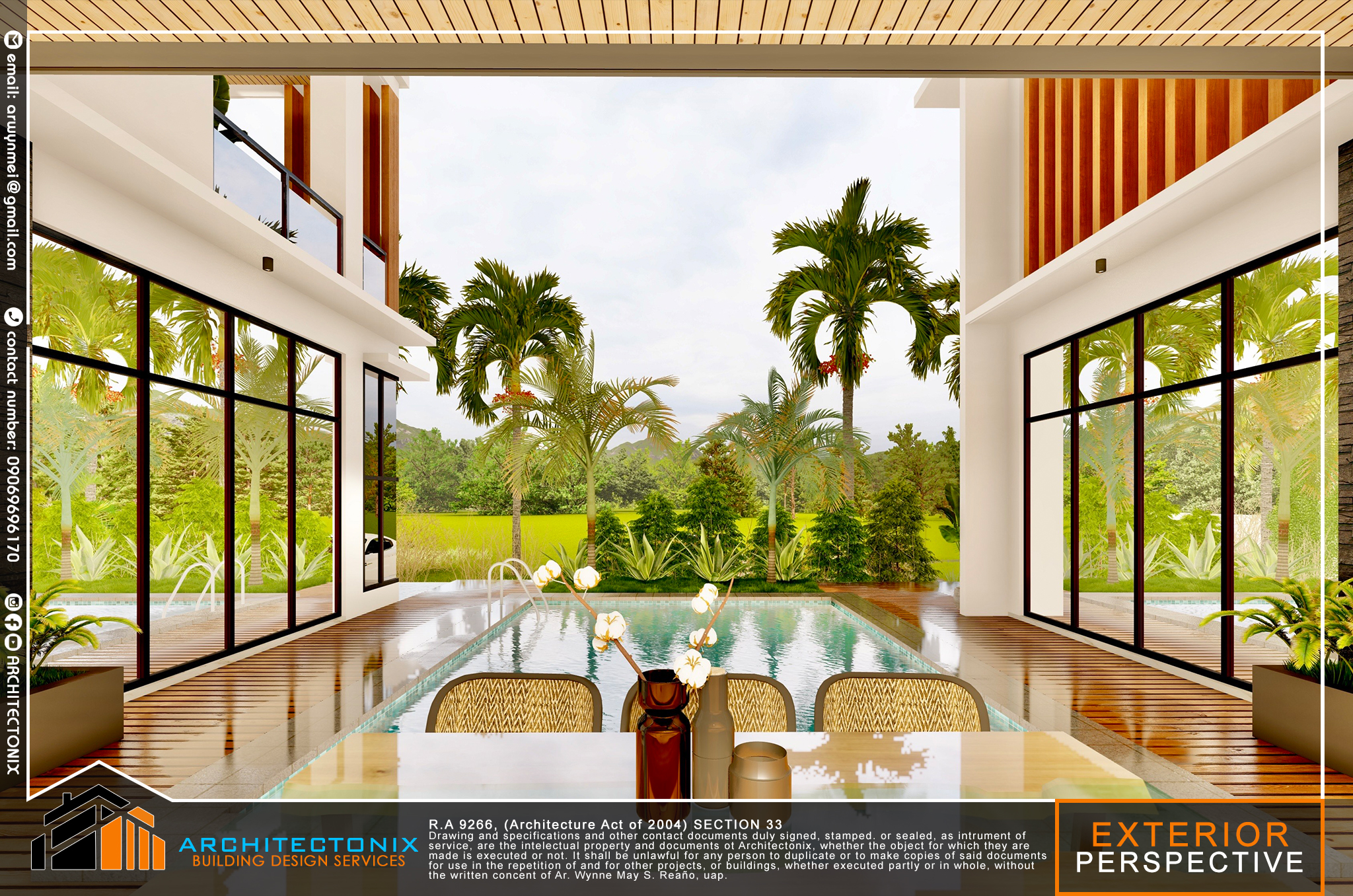 Modern Luxury 2-Storey House with Roof Deck