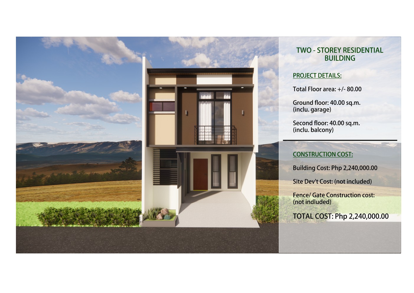 Modern Two-Storey Home Design | Contemporary Minimalist Style