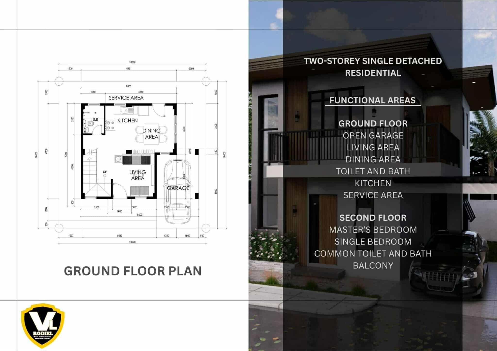 Modern Two-Storey Minimalist Home